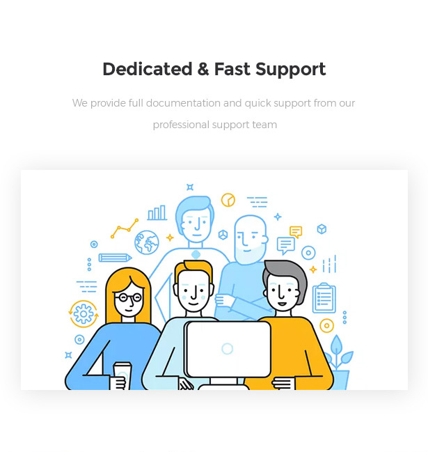 Fast and friendly support Startor Startup Business WordPress Theme