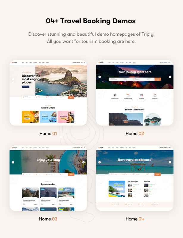 Triply - Tour Booking WordPress Theme