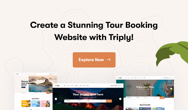 Triply - Best Tour Booking WordPress Theme