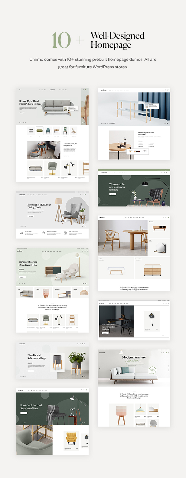 Umimo - Furniture Store WordPress Theme