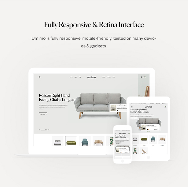 Umimo - Furniture Store WordPress Theme