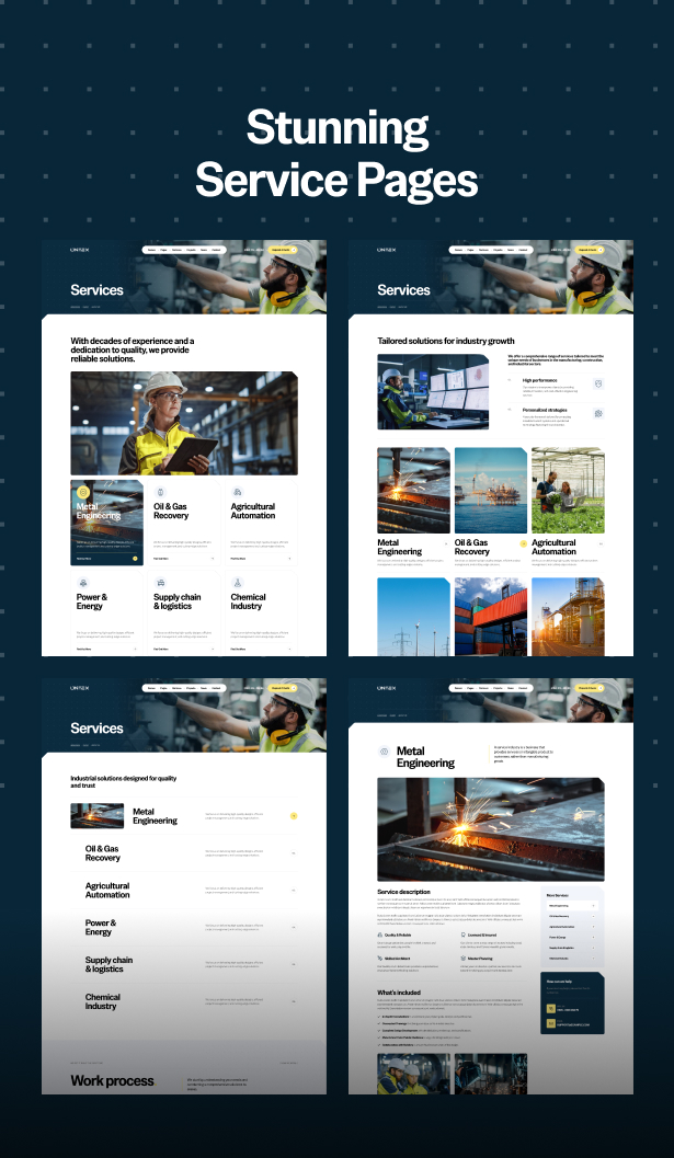 Untex - Factory & Industrial WordPress Theme