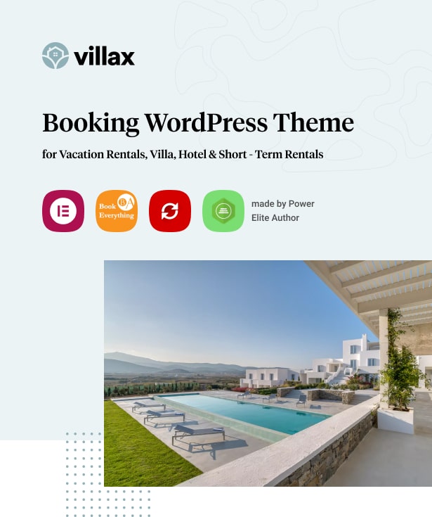 Villax - Best Villa & Vacation Rentals WordPress Theme