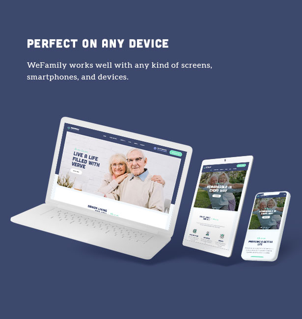 OakTrix - Senior Care WordPress Theme - Fully Responsive & Mobile Optimized