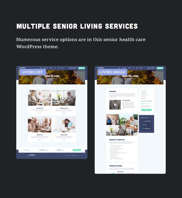 OakTrix - Senior Care WordPress Theme