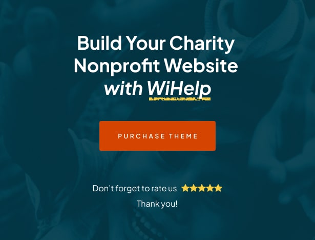 WiHelp - Best Nonprofit Charity WordPress Theme