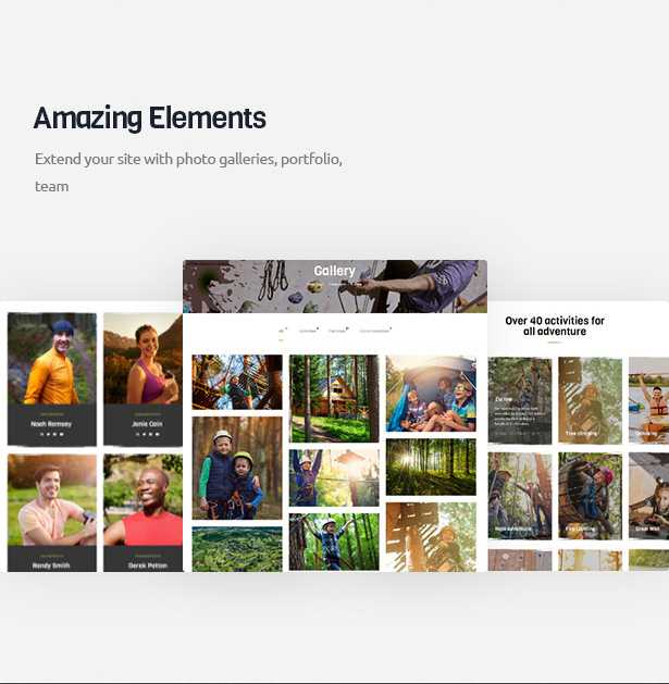 Winwood - Outdoor Adventure WordPress Theme - Elements