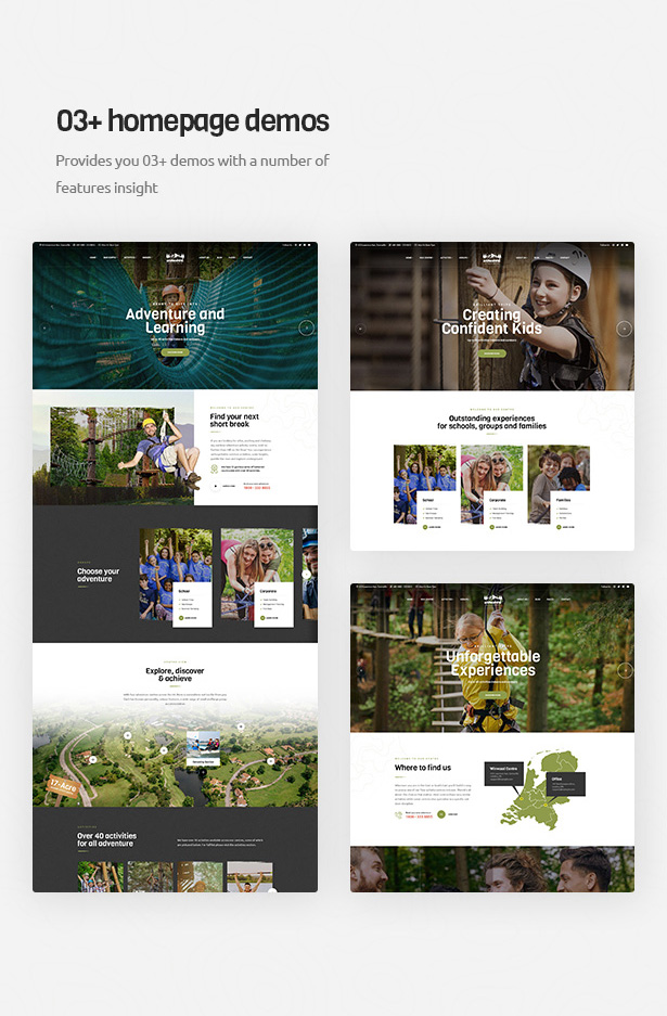 Winwood - Outdoor Activities Centre WordPress Theme