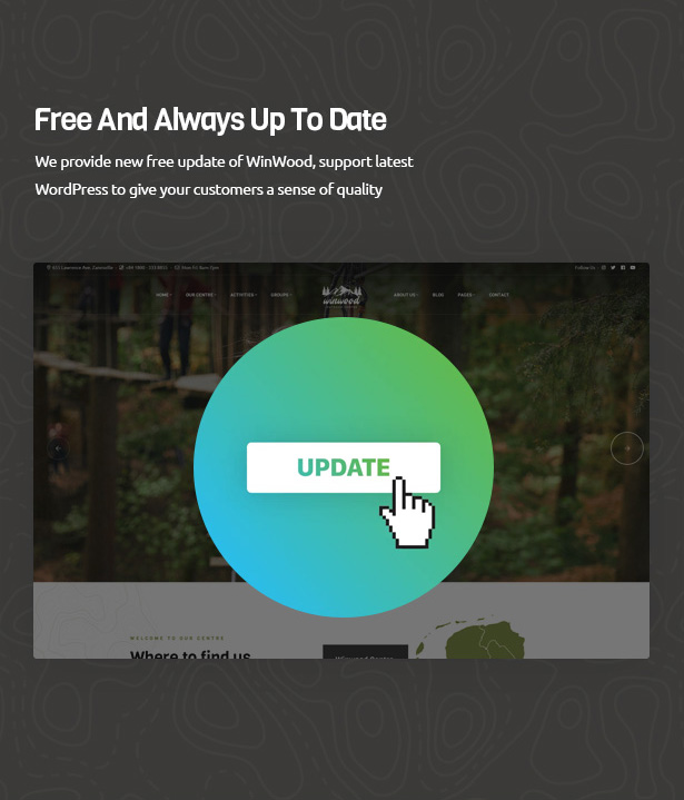 Winwood - Outdoor Adventure WordPress Theme - Lifetime Updates