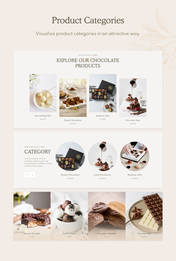 Xocora - Food Bakery WooCommerce WordPress Theme - Product Categories