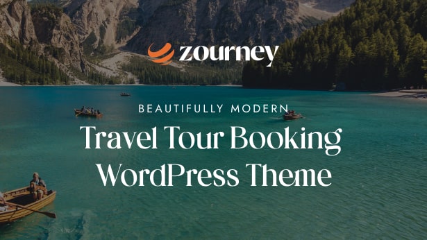 Zourney - Best Travel Tour Booking WordPress Theme