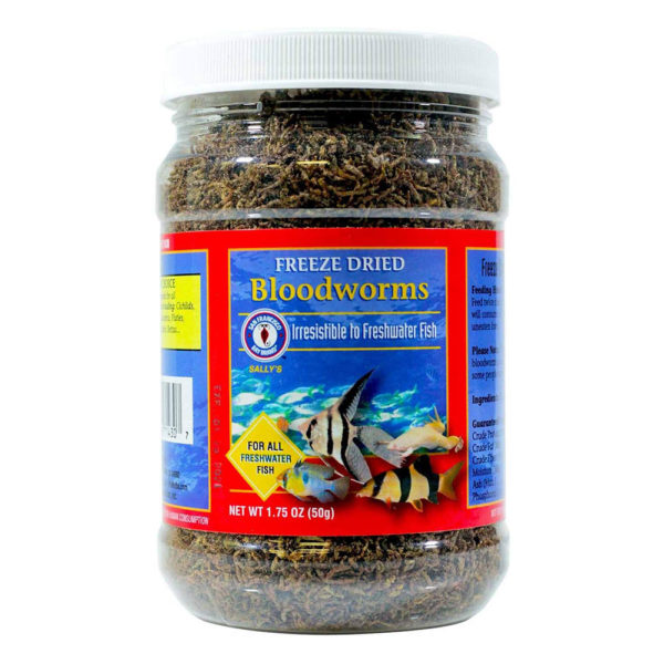 SAN FRANCISCO BAY Brand Freeze Dried Bloodworms 1.75oz