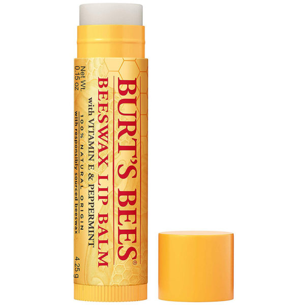 Burt’s Bee 100% Natural Moisturizing Lip Balm, Beeswax, 2 Tubes in Blister Box - Image 2