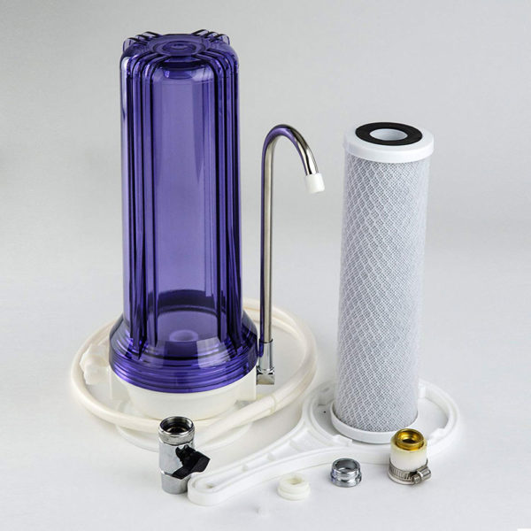 iSpring CKC1C Countertop water filter, Clear Housing with Carbon - Image 2