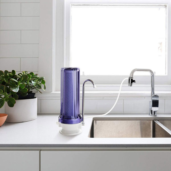 iSpring CKC1C Countertop water filter, Clear Housing with Carbon - Image 3