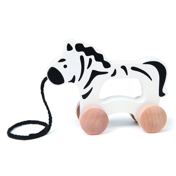 Hape Elephant Wooden Push and Pull Toddler Toy