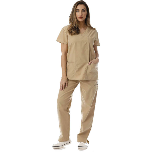 Just Love Women's Scrub Sets Six Pocket Medical Scrubs (V-Neck with Cargo Pant)