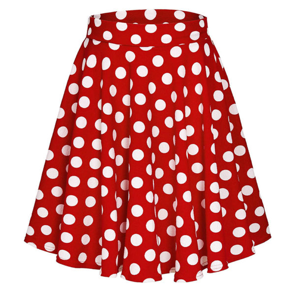 Urban CoCo Women's Basic Versatile Stretchy Flared Casual Mini Skater Skirt