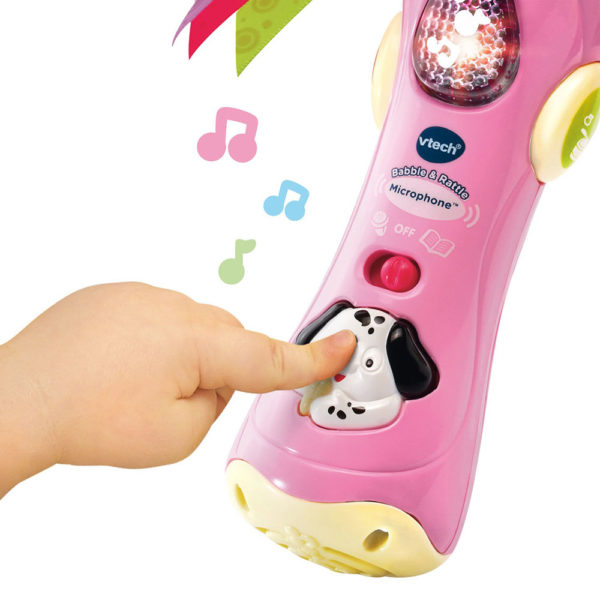 VTech Baby Babble and Rattle Microphone - Image 3