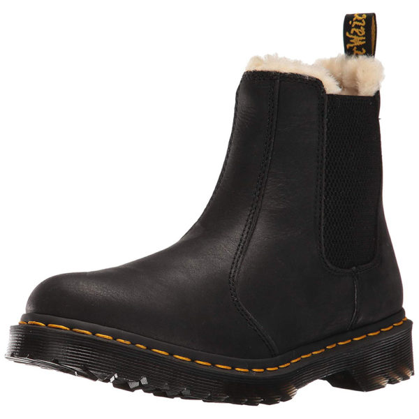 Dr. Martens Leonore Burnished Wyoming Leather Fashion Boot