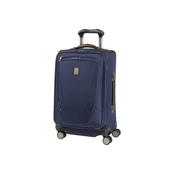 Travelpro Luggage Crew 11 21" Carry-on Expandable Spinner w/Suiter and USB Port, Black