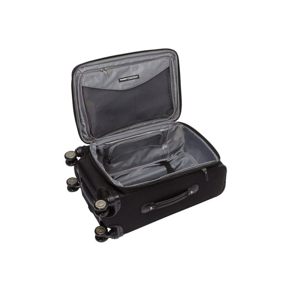 Travelpro Luggage Crew 11 21" Carry-on Expandable Spinner w/Suiter and USB Port, Black - Image 2