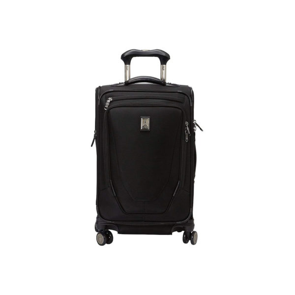 Travelpro Luggage Crew 11 21" Carry-on Expandable Spinner w/Suiter and USB Port, Black - Image 3