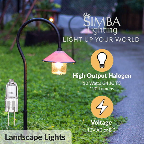 Simba Lighting Halogen G4 T3 20 Watt 280lm Bi-Pin Bulb (10 Pack) 12 Volt A/C or D/C for Accent Lights, Under Cabinet Puck Light, Chandeliers, Track Lighting, 20W 12V 2 Pin JC Warm White 2700K Dimmable - Image 3