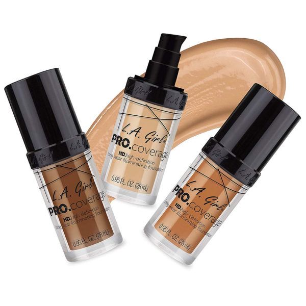 L.A. Girl Pro Coverage Liquid Foundation, White, 0.95 Fluid Ounce - Image 2