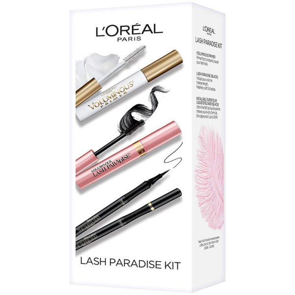 L'Oreal Paris Makeup Lash Paradise Mascara, Voluptuous Volume, Intense Length, Feathery Soft Full Lashes, No Flaking, No Smudging, No Clumping, Mystic Black, 1 Count