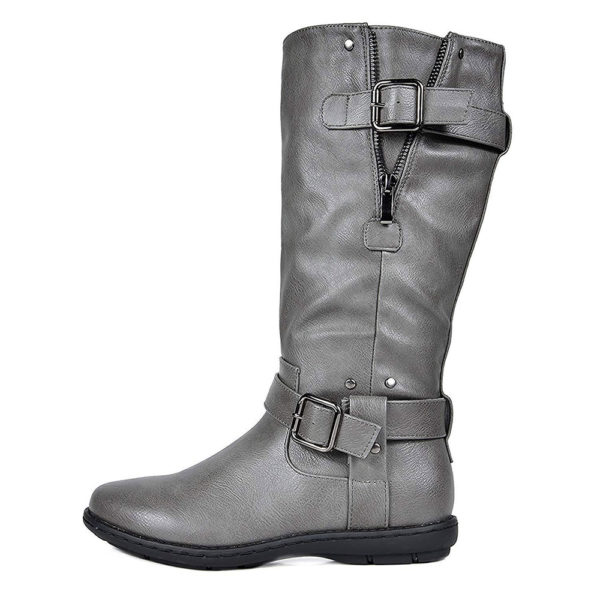 DREAM PAIRS Women's Faux Fur-Lined Knee High Winter Boots - Image 2