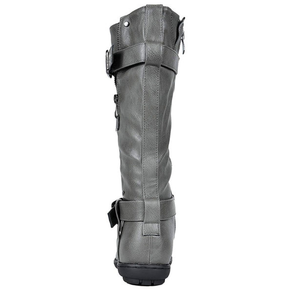 DREAM PAIRS Women's Faux Fur-Lined Knee High Winter Boots - Image 4