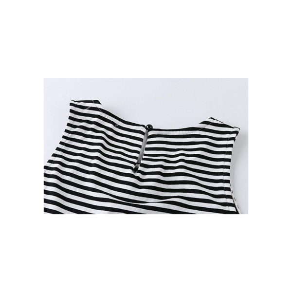 iGENJUN Women's Summer Sleeveless Pleated Back Closure Casual Tank Tops - Image 3