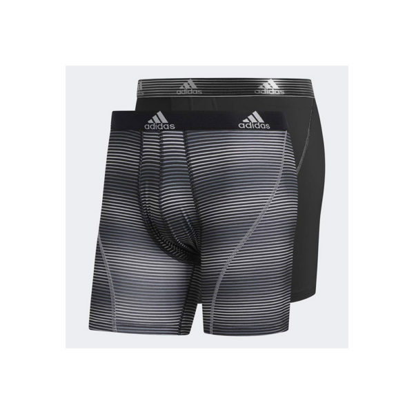 adidas Men's Sport Performance Climalite Boxer Brief Underwear (2 Pack) - Image 2