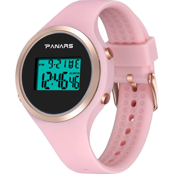 L.HPT Women's Luminous Waterproof Sports Watch, Girls Female Students Electronic Watch Fashion Silicone Belt Watches for Boys Girls Halloween Gifts