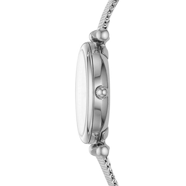 Fossil Women Mini Carlie Stainless Steel and Mesh Casual Quartz Watch - Image 2