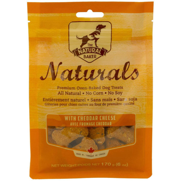 Natural Baker Naturals Cheddar Cheese Mini Bone Dog Treats
