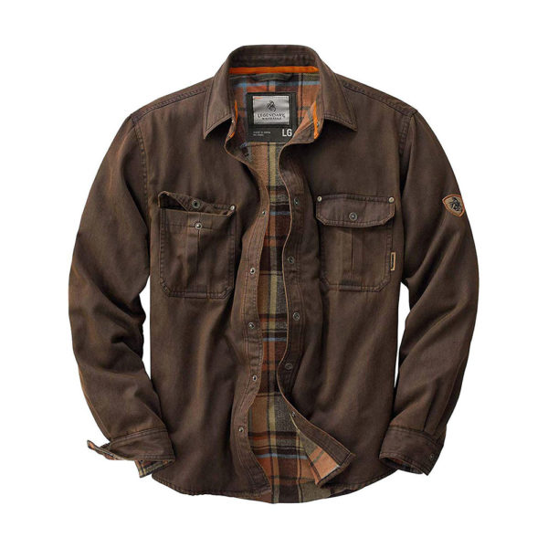 Legendary Whitetails Mens Journeyman Rugged Shirt Jacket
