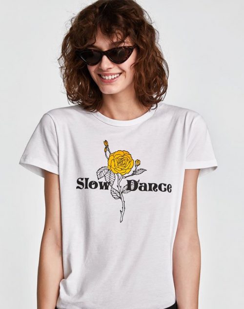 Checked Polo Collar T-shirt