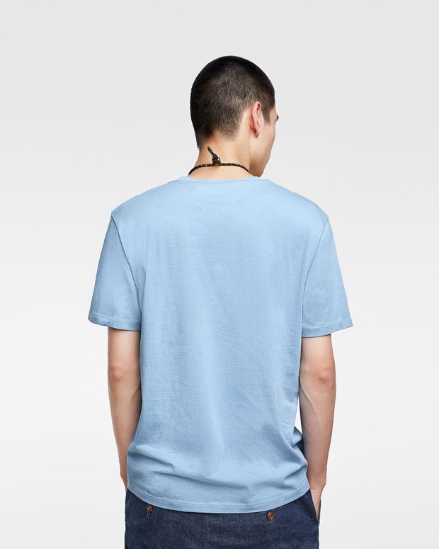 Printed Round Neck T-shirt - Image 2