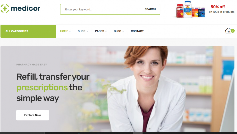 Medicor WordPress Theme