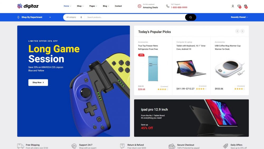 Digitaz - WooCommerce Electronics WordPress theme