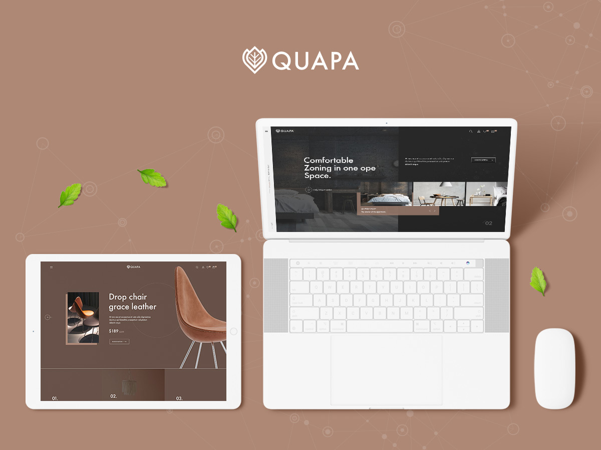 Quapa furniture store woocommerce theme