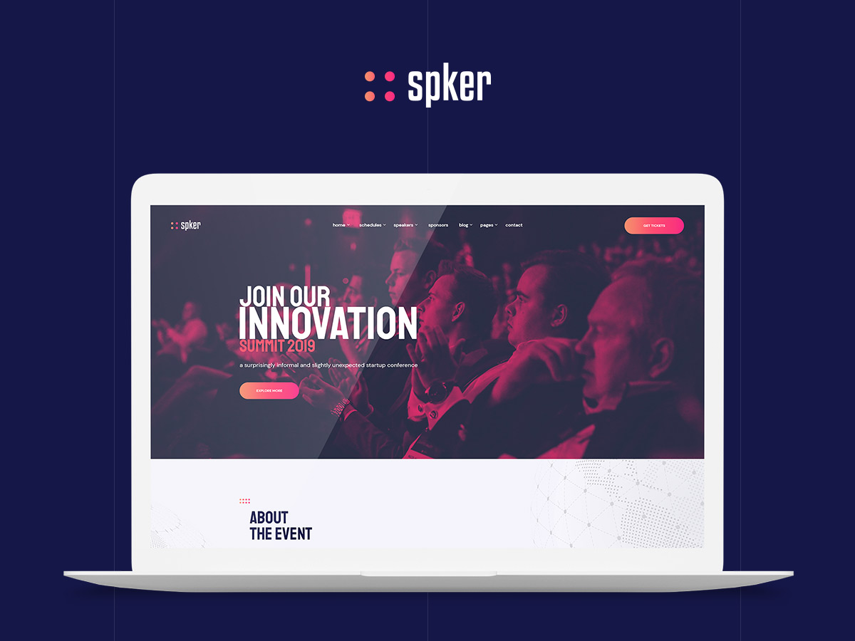 Spker - Conference & Event WordPress Theme