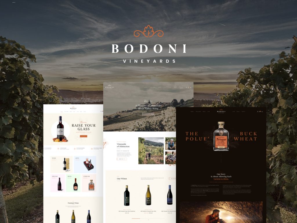 bodoni vineyard woocommerce wordpress theme