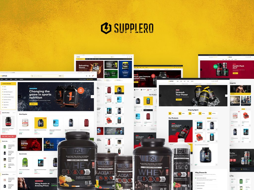 supplero supplements store woocommerce wordpress theme
