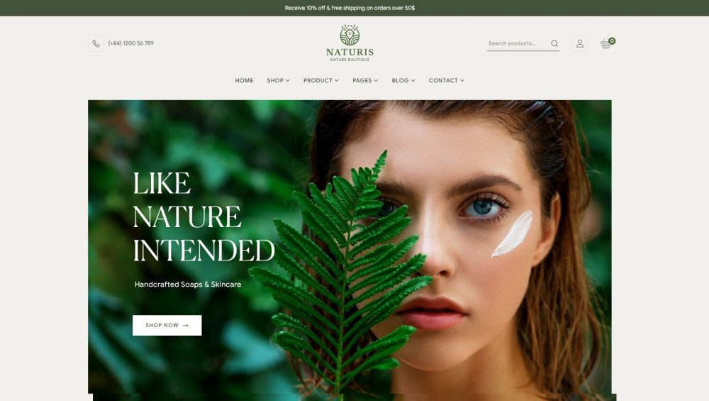 Naturis - Free Natural Aroma WooCommerce Theme