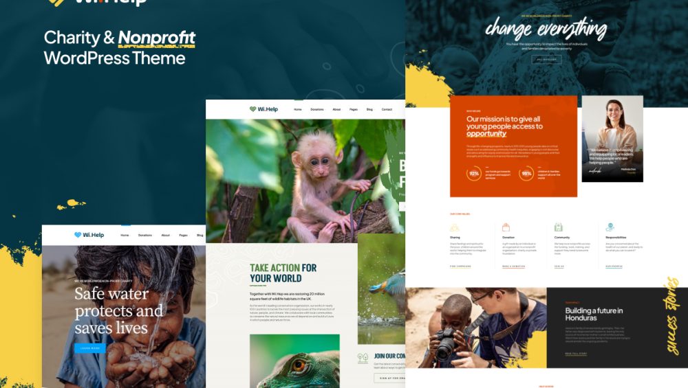 WiHelp - Nonprofit WordPress Theme